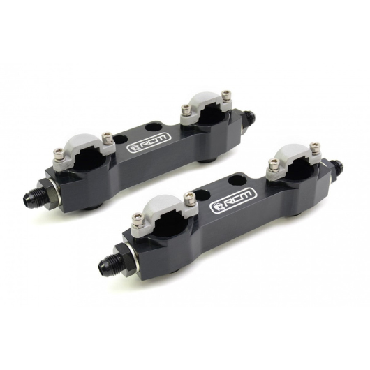 Side Feed Parallel Billet Fuel Rail Pair